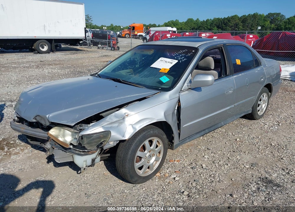 2002 HONDA ACCORD SDN SE VIN: 1HGCG56752A055617