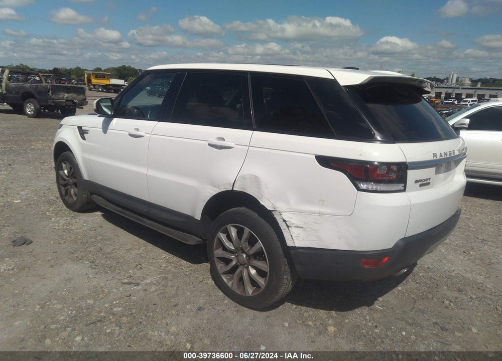 2015 LAND ROVER RANGE ROVER SPORT 3.0L V6 SUPERCHARGED HSE VIN: SALWR2VF8FA539146