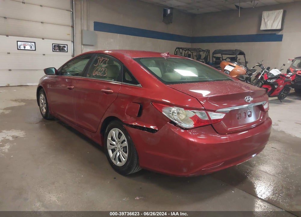 2012 HYUNDAI SONATA GLS VIN: 5NPEB4AC4CH480728
