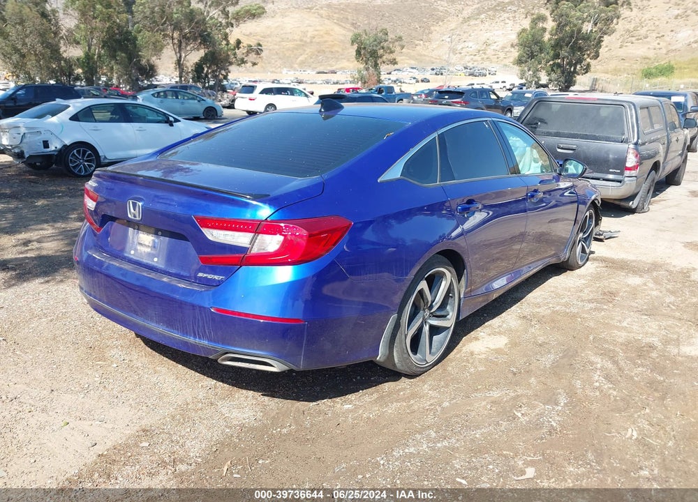 2021 HONDA ACCORD SPORT VIN: 1HGCV1F39MA098260