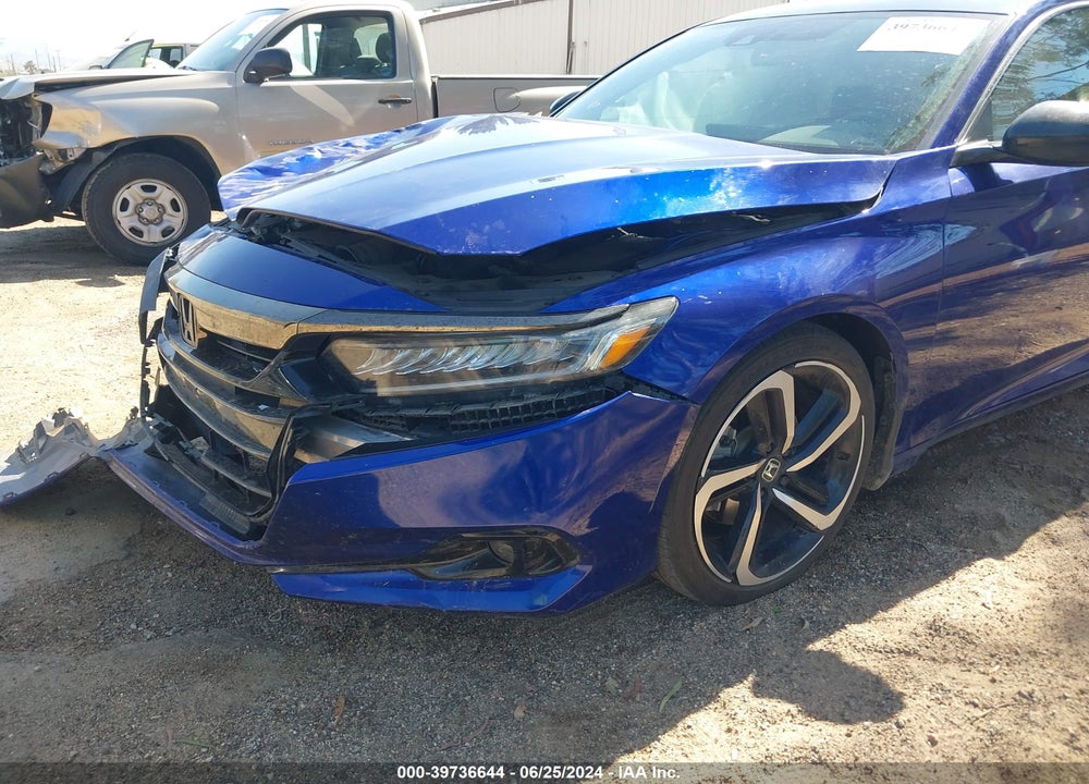 2021 HONDA ACCORD SPORT VIN: 1HGCV1F39MA098260