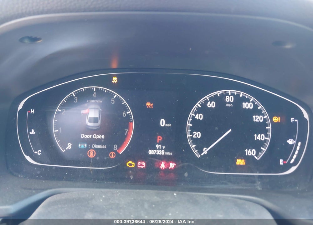 2021 HONDA ACCORD SPORT VIN: 1HGCV1F39MA098260