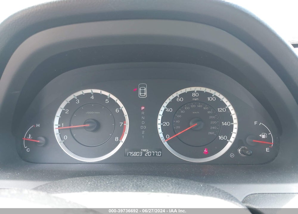 2012 HONDA ACCORD 2.4 SE VIN: 1HGCP2F69CA097280