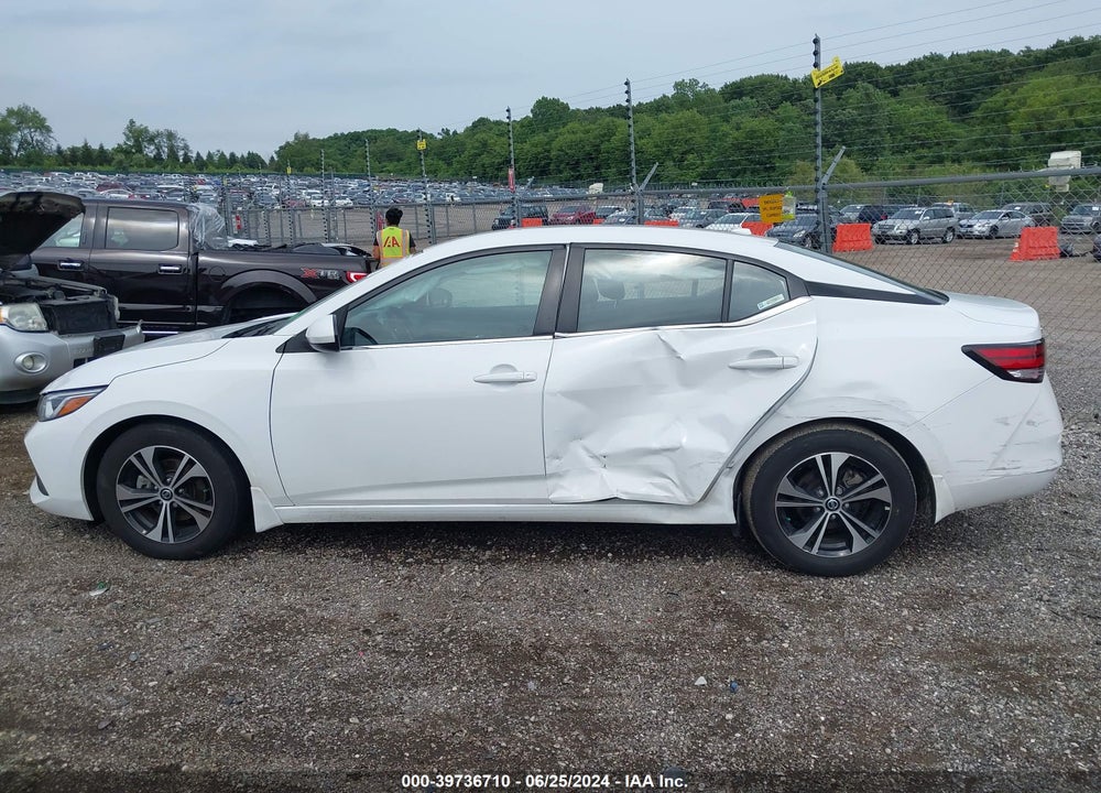 2022 NISSAN SENTRA SV XTRONIC CVT VIN: 3N1AB8CV9NY208236
