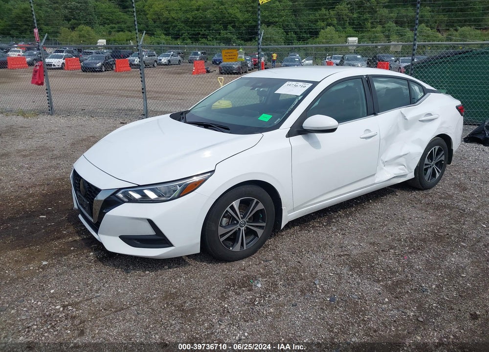 2022 NISSAN SENTRA SV XTRONIC CVT VIN: 3N1AB8CV9NY208236