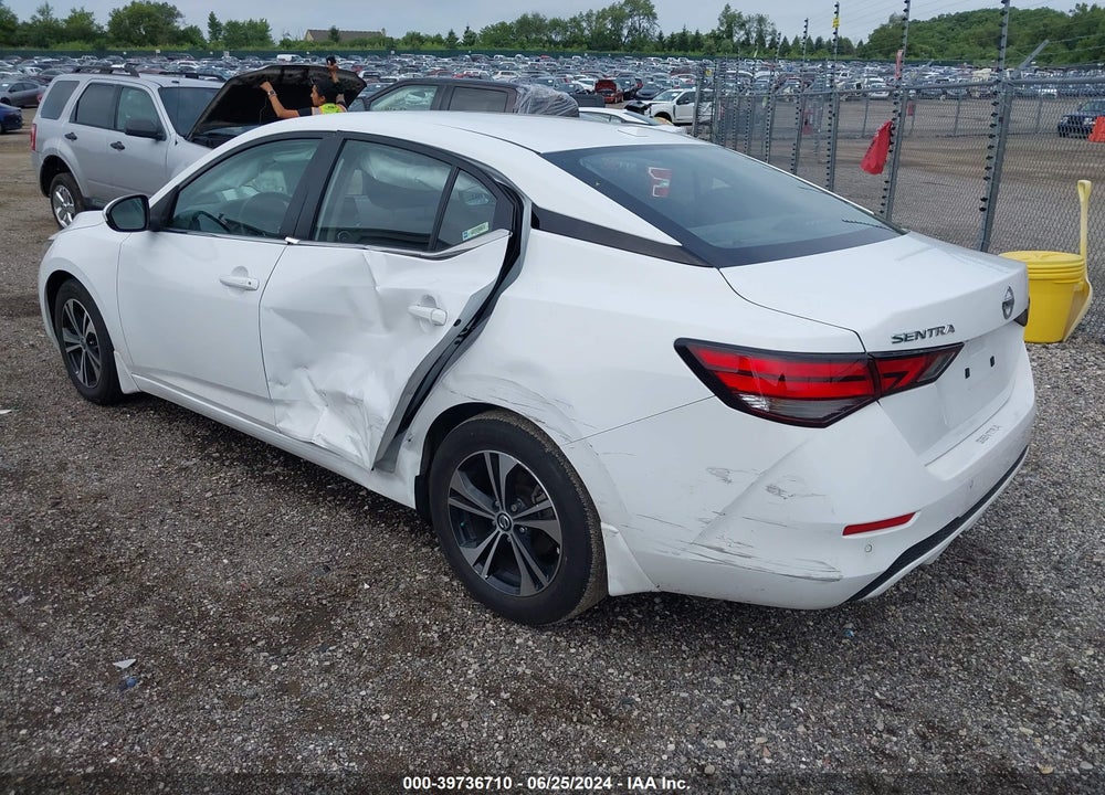 2022 NISSAN SENTRA SV XTRONIC CVT VIN: 3N1AB8CV9NY208236