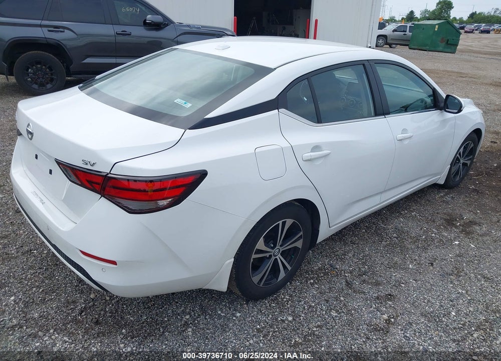 2022 NISSAN SENTRA SV XTRONIC CVT VIN: 3N1AB8CV9NY208236