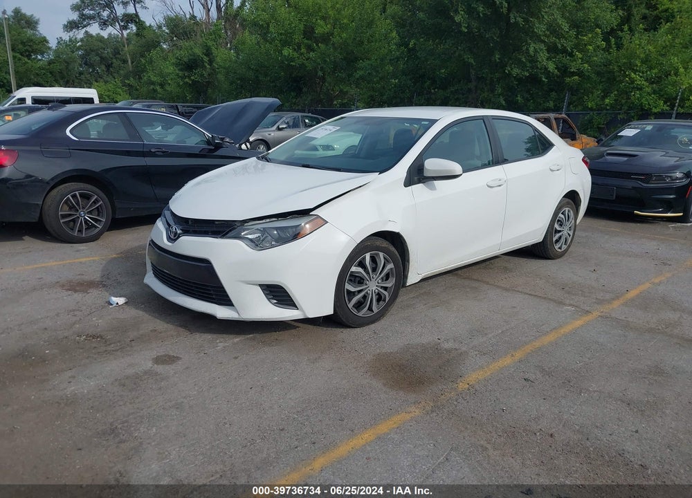 2015 TOYOTA COROLLA LE VIN: 5YFBURHE5FP274889