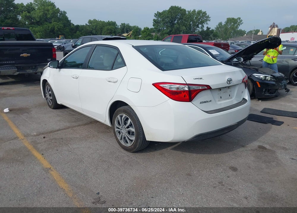 2015 TOYOTA COROLLA LE VIN: 5YFBURHE5FP274889