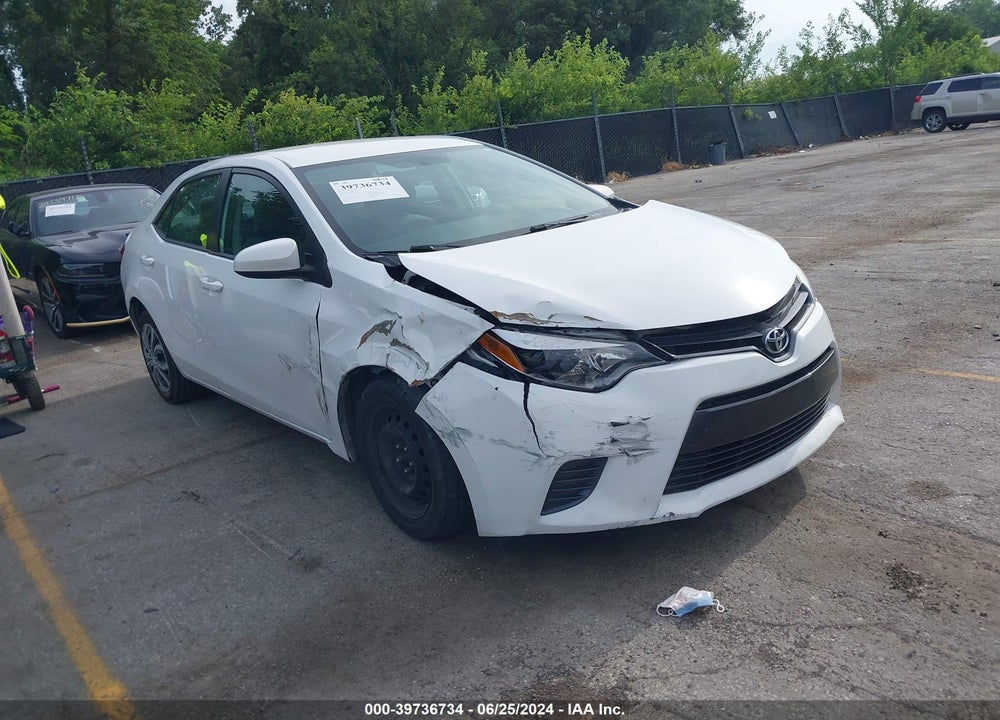 2015 TOYOTA COROLLA LE VIN: 5YFBURHE5FP274889