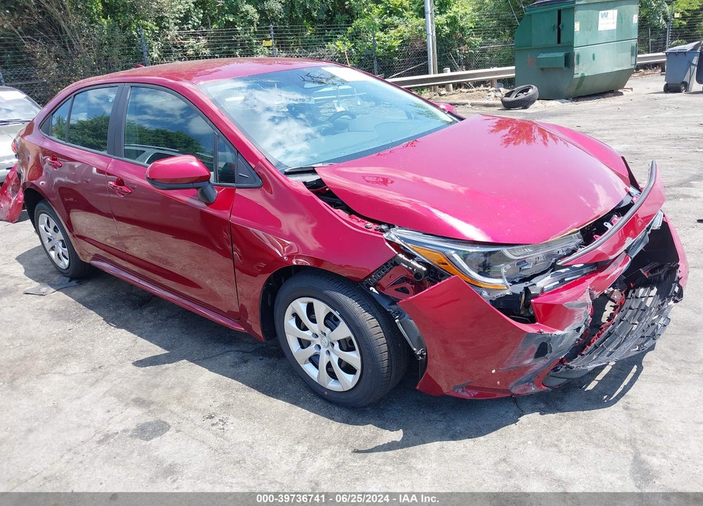2024 TOYOTA COROLLA LE VIN: 5YFB4MDEXRP166927