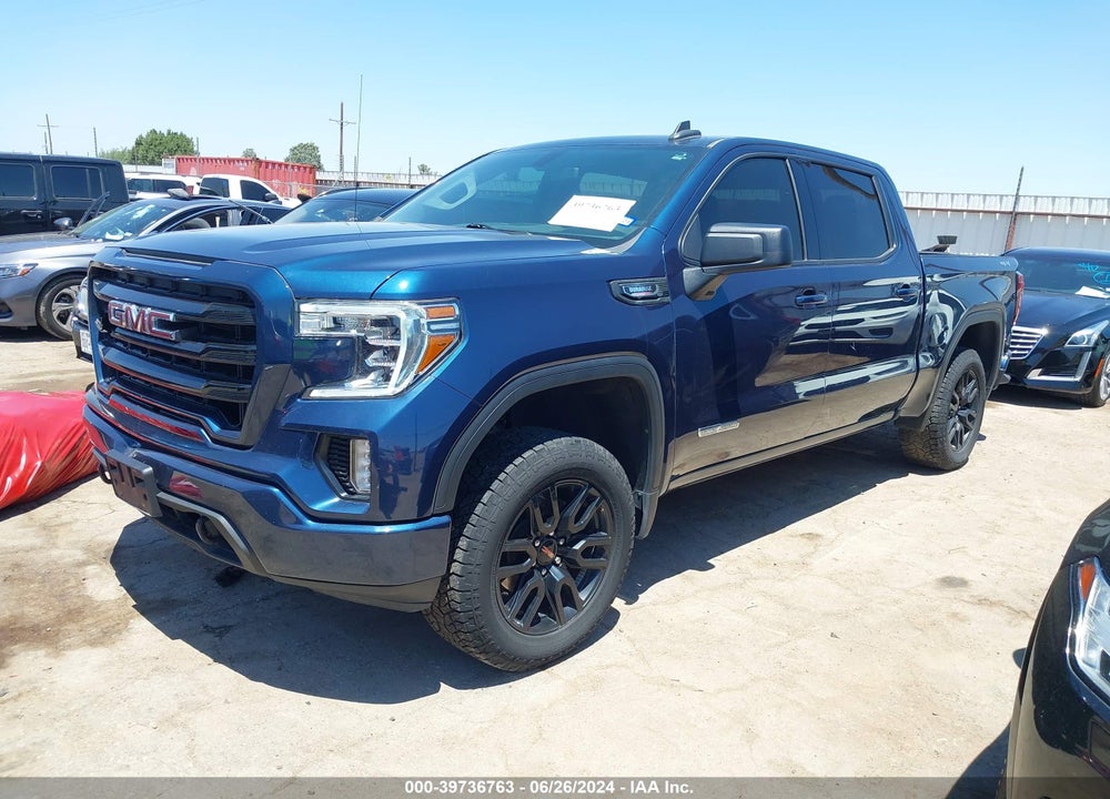 2021 GMC SIERRA 1500 4WD SHORT BOX ELEVATION VIN: 3GTU9CET5MG297456