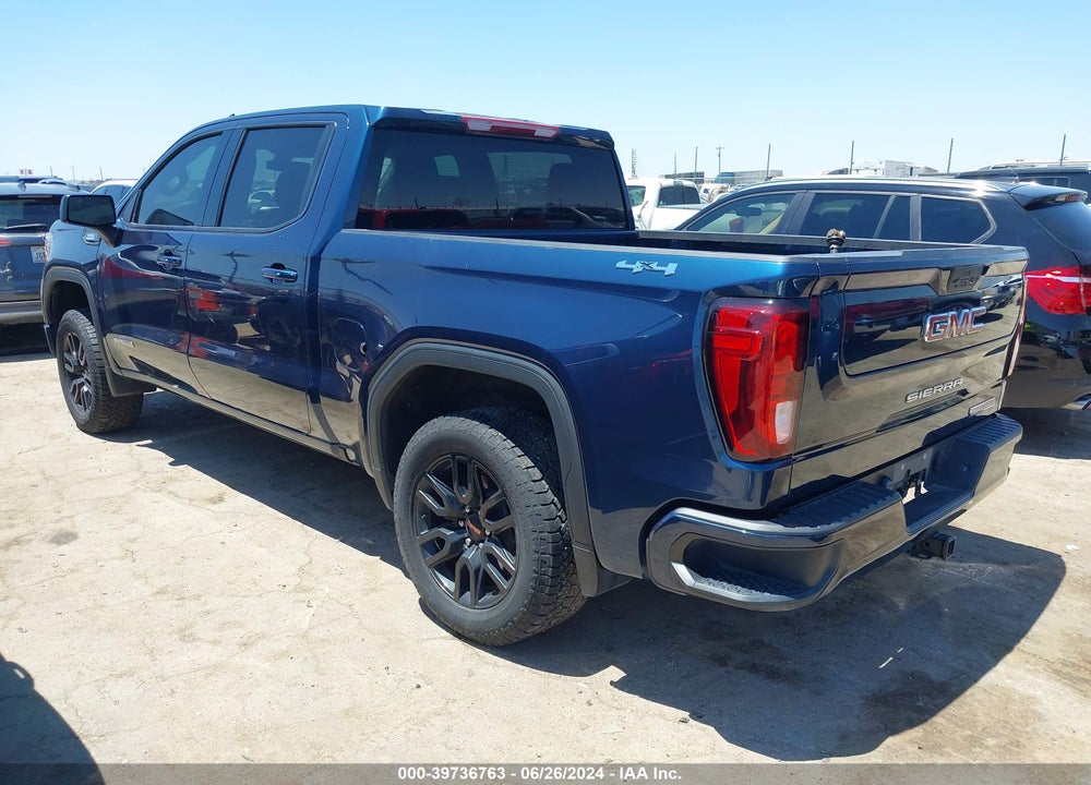 2021 GMC SIERRA 1500 4WD SHORT BOX ELEVATION VIN: 3GTU9CET5MG297456