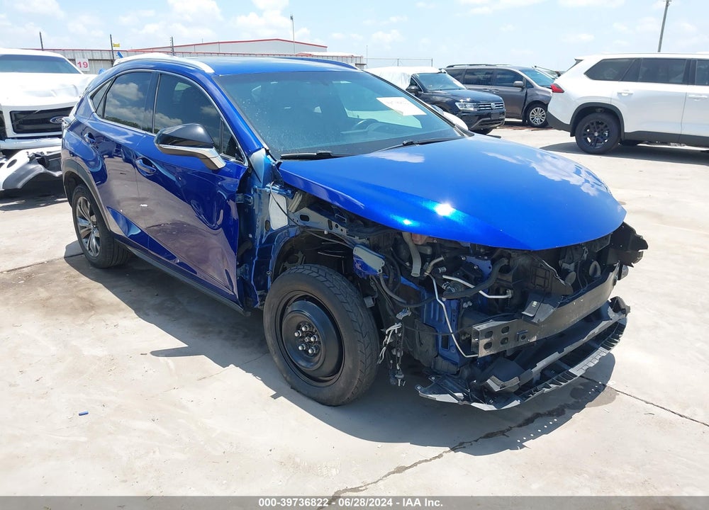 2017 LEXUS NX 200T F SPORT VIN: JTJBARBZ7H2116556