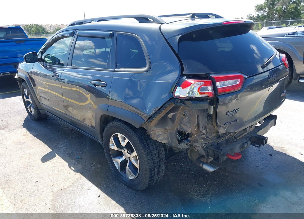 2016 CHEROKEE JEEP  TRAILHAWK VIN: 1C4PJMBS3GW175514