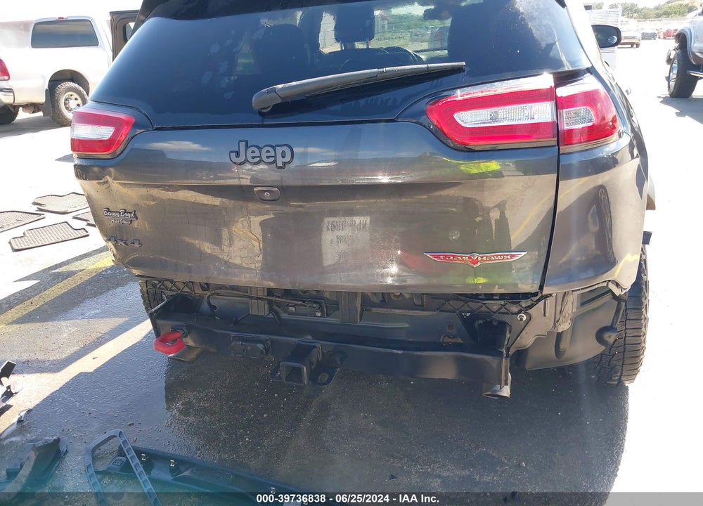 2016 CHEROKEE JEEP  TRAILHAWK VIN: 1C4PJMBS3GW175514