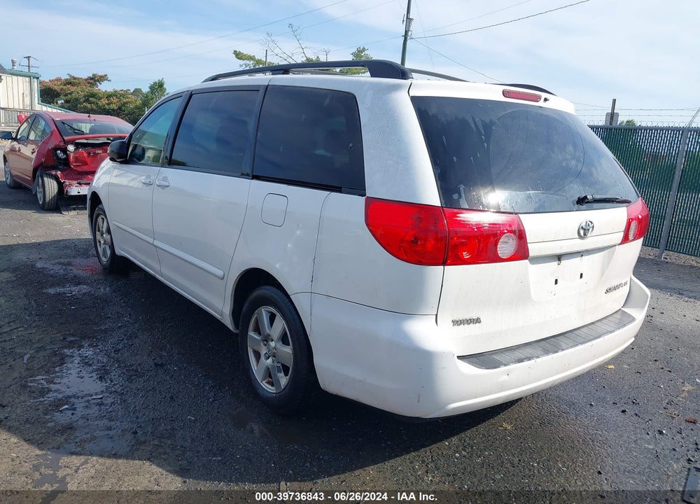 2008 TOYOTA SIENNA VIN: 5TDZK23C98S216991