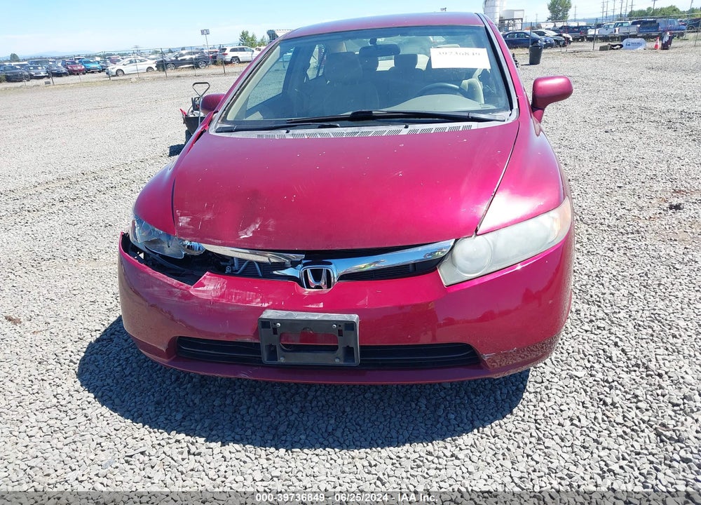 2008 HONDA CIVIC LX VIN: 2HGFA16598H535272