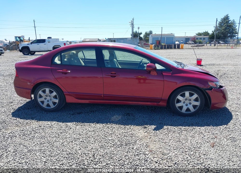 2008 HONDA CIVIC LX VIN: 2HGFA16598H535272