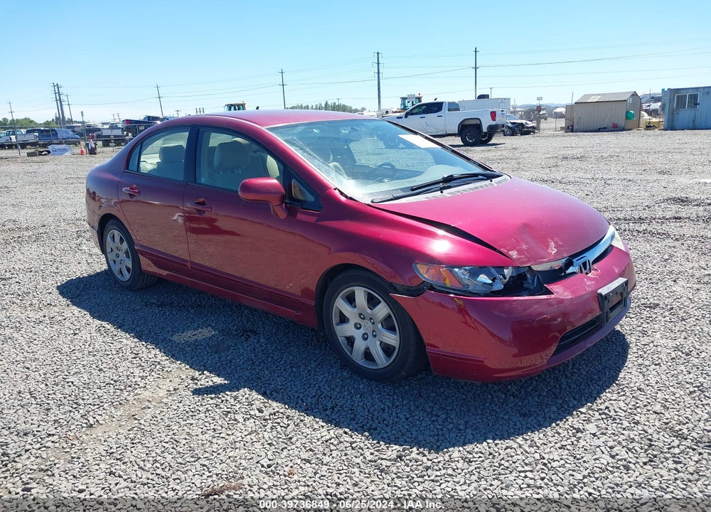 2008 HONDA CIVIC LX VIN: 2HGFA16598H535272