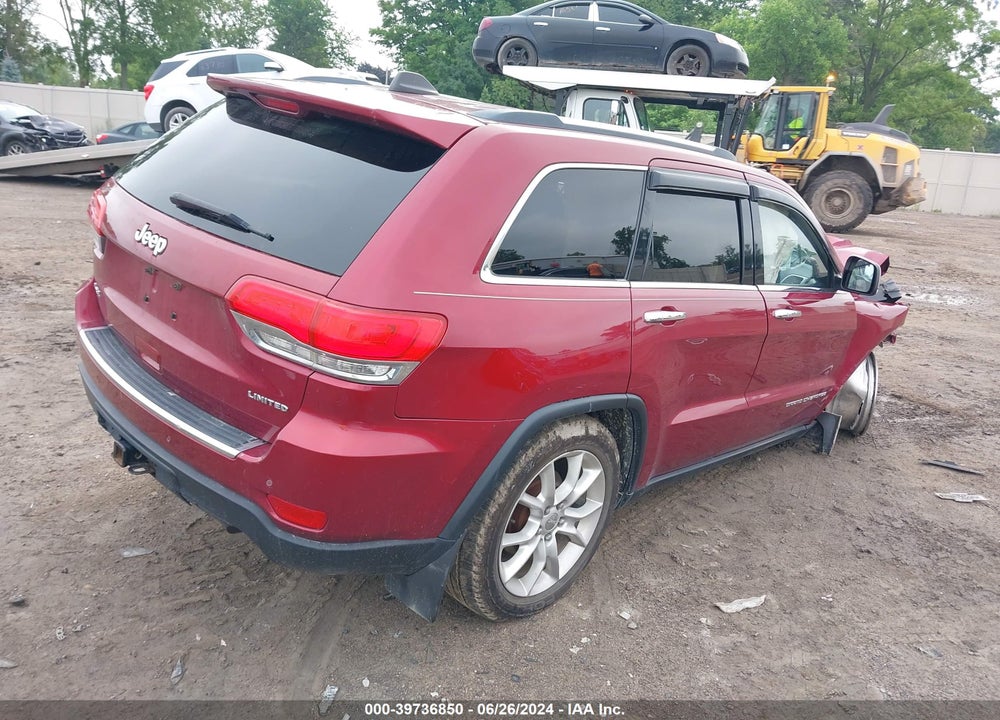 2014 JEEP GRAND CHEROKEE LIMITED VIN: 1C4RJFBG0EC101658