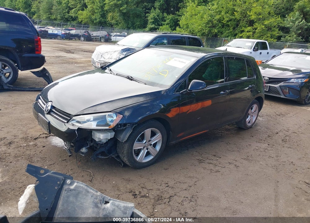 2017 VOLKSWAGEN GOLF TSI WOLFSBURG EDITION 4-DOOR VIN: 3VW217AU1HM006265