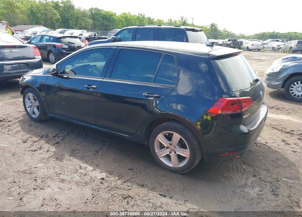 2017 VOLKSWAGEN GOLF TSI WOLFSBURG EDITION 4-DOOR VIN: 3VW217AU1HM006265