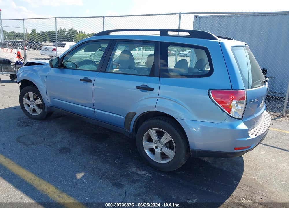 2012 SUBARU FORESTER 2.5X VIN: JF2SHABC6CH408072