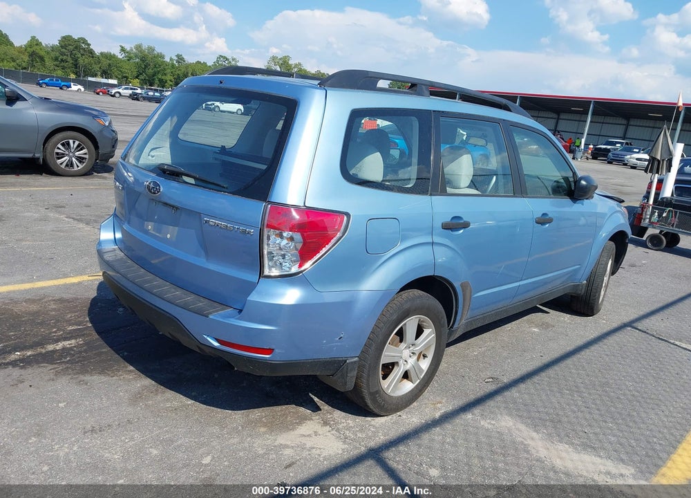 2012 SUBARU FORESTER 2.5X VIN: JF2SHABC6CH408072