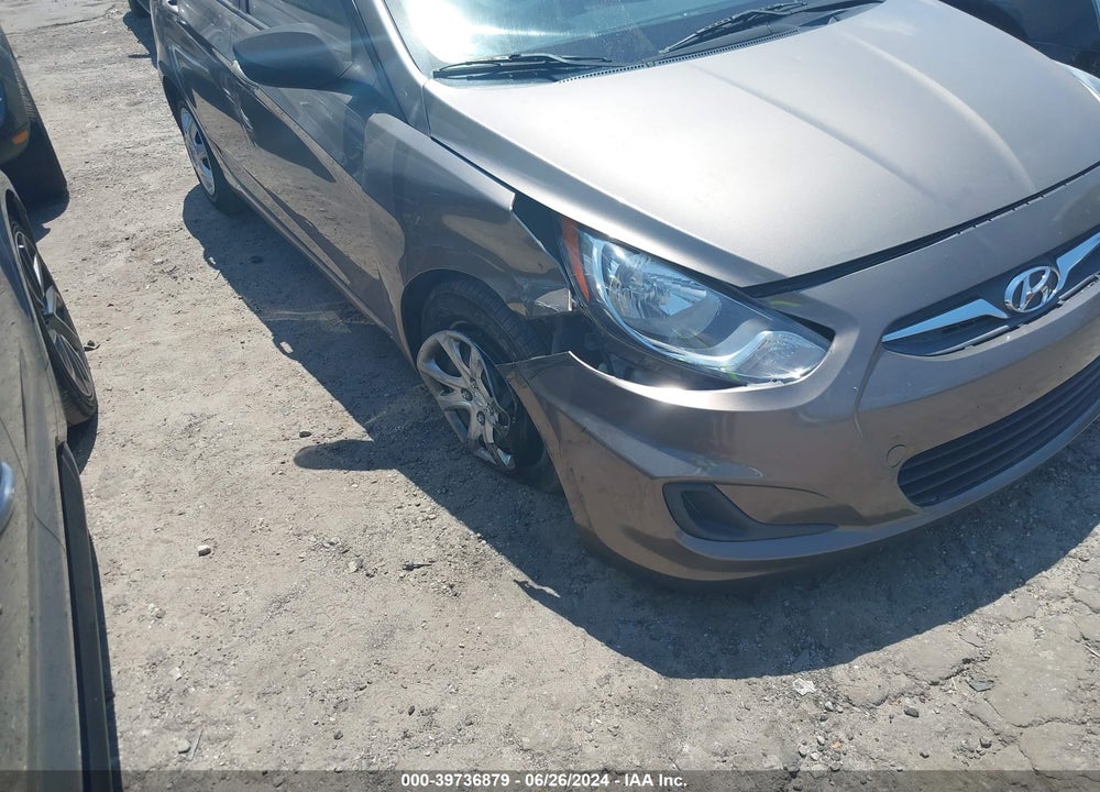 2014 HYUNDAI ACCENT GS VIN: KMHCT5AEXEU186010