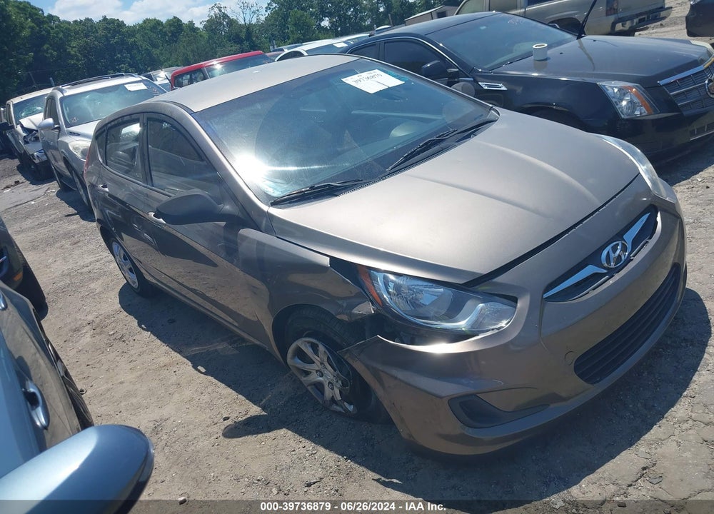 2014 HYUNDAI ACCENT GS VIN: KMHCT5AEXEU186010