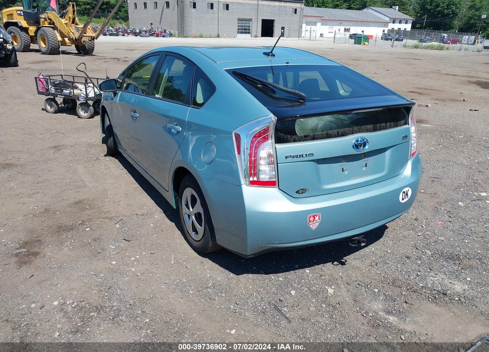 2014 TOYOTA PRIUS THREE VIN: JTDKN3DU3E1845192