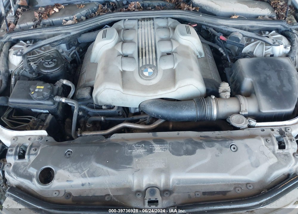 2004 BMW 545I VIN: WBANB33594B107452