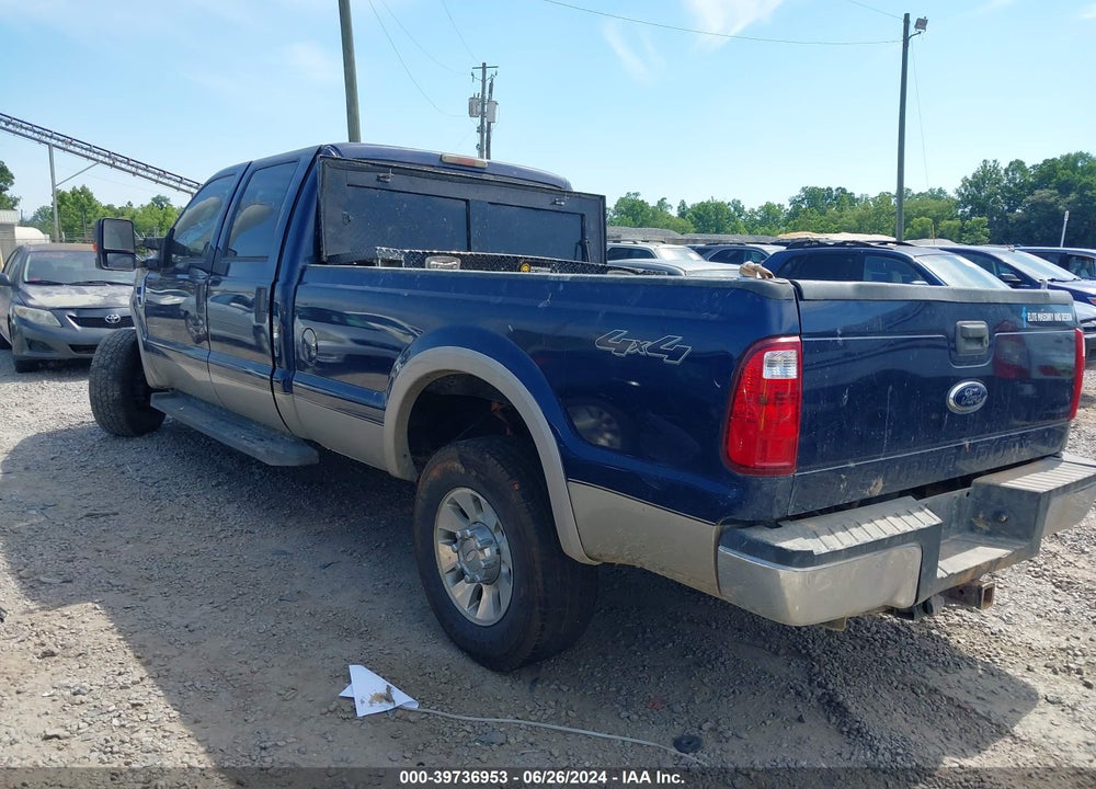 2008 FORD F-250 FX4/KING RANCH/LARIAT/XL/XLT VIN: 1FTSW21518ED62933