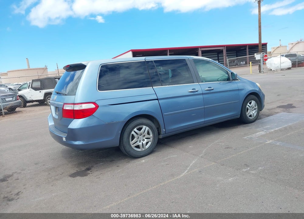 2007 HONDA ODYSSEY EX-L VIN: 5FNRL38647B021924
