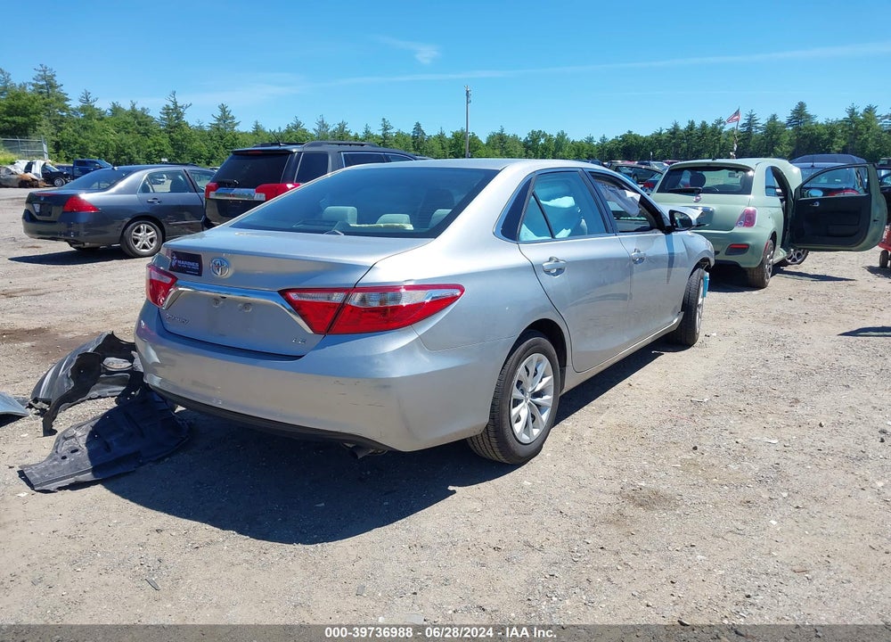 2016 TOYOTA CAMRY LE VIN: 4T4BF1FK8GR566711