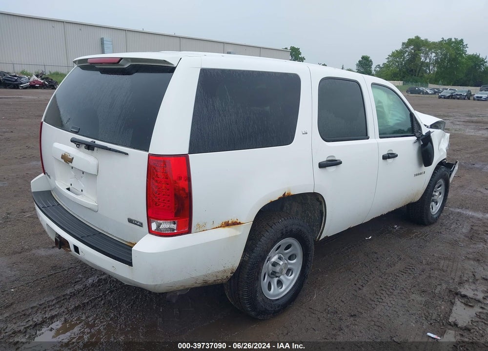 2008 CHEVROLET TAHOE COMMERCIAL FLEET VIN: 1GNFK13078R251666