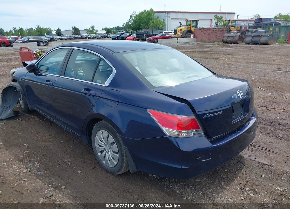 2008 HONDA ACCORD 2.4 LX VIN: 1HGCP26368A153785