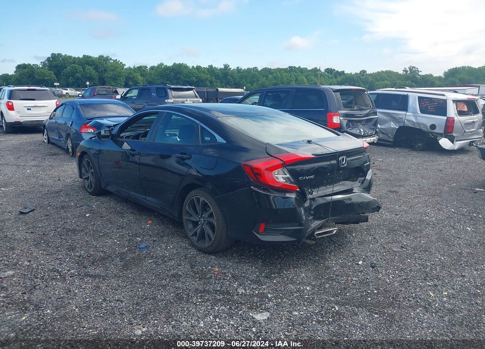 2021 HONDA CIVIC SPORT VIN: 19XFC2F88ME202382