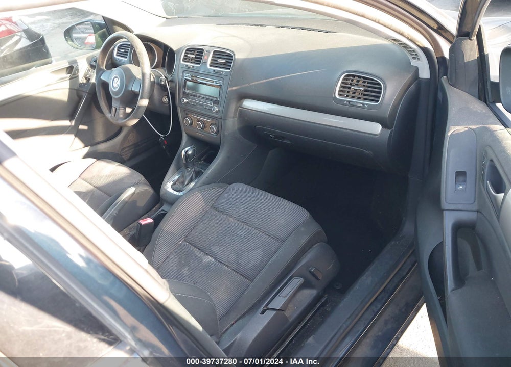 2012 VOLKSWAGEN GOLF 2.5L 4-DOOR VIN: WVWDB7AJ2CW285698