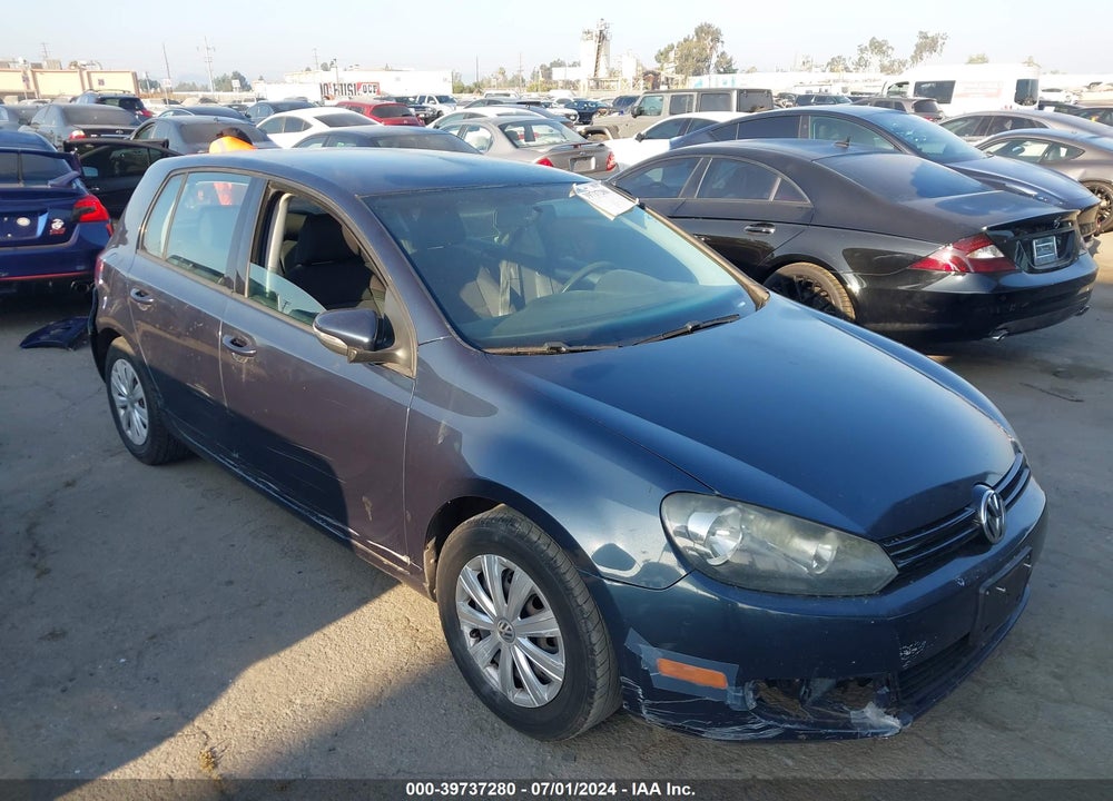 2012 VOLKSWAGEN GOLF 2.5L 4-DOOR VIN: WVWDB7AJ2CW285698