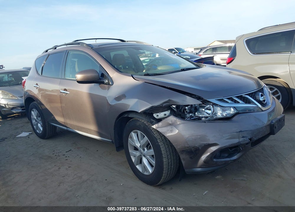 2014 NISSAN MURANO SL VIN: JN8AZ1MU8EW405531