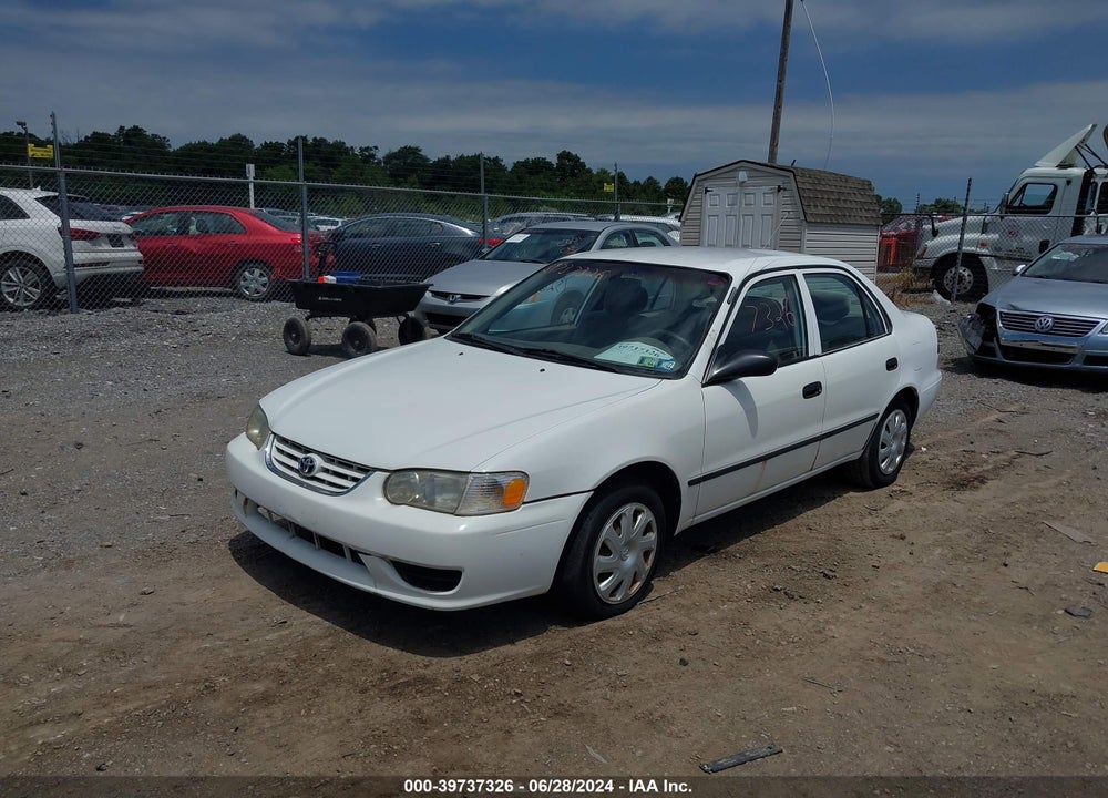2001 TOYOTA COROLLA CE VIN: 2T1BR12E91C484464