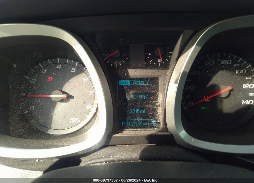 2013 CHEVROLET EQUINOX 1LT VIN: 2GNFLEEK6D6389577