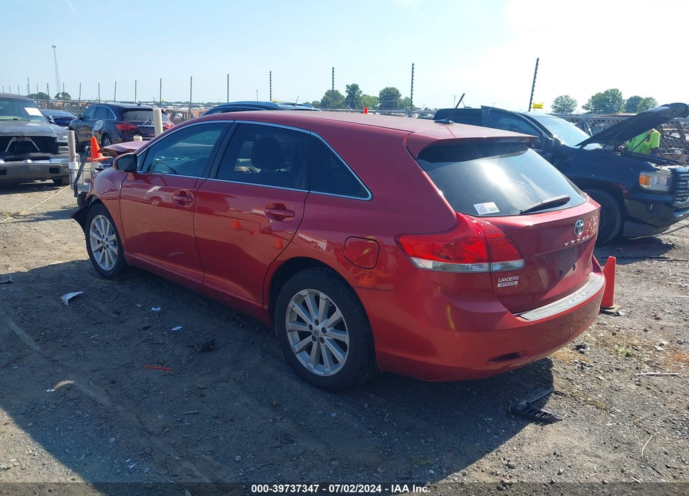 2011 TOYOTA VENZA VIN: 4T3ZA3BB4BU042643