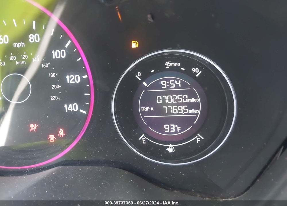 2017 HONDA HR-V EX-L VIN: 3CZRU5H74HM715425