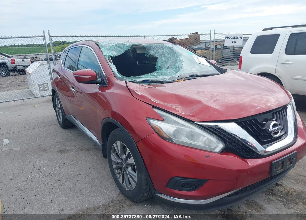 2015 NISSAN MURANO S VIN: 5N1AZ2MH6FN241364