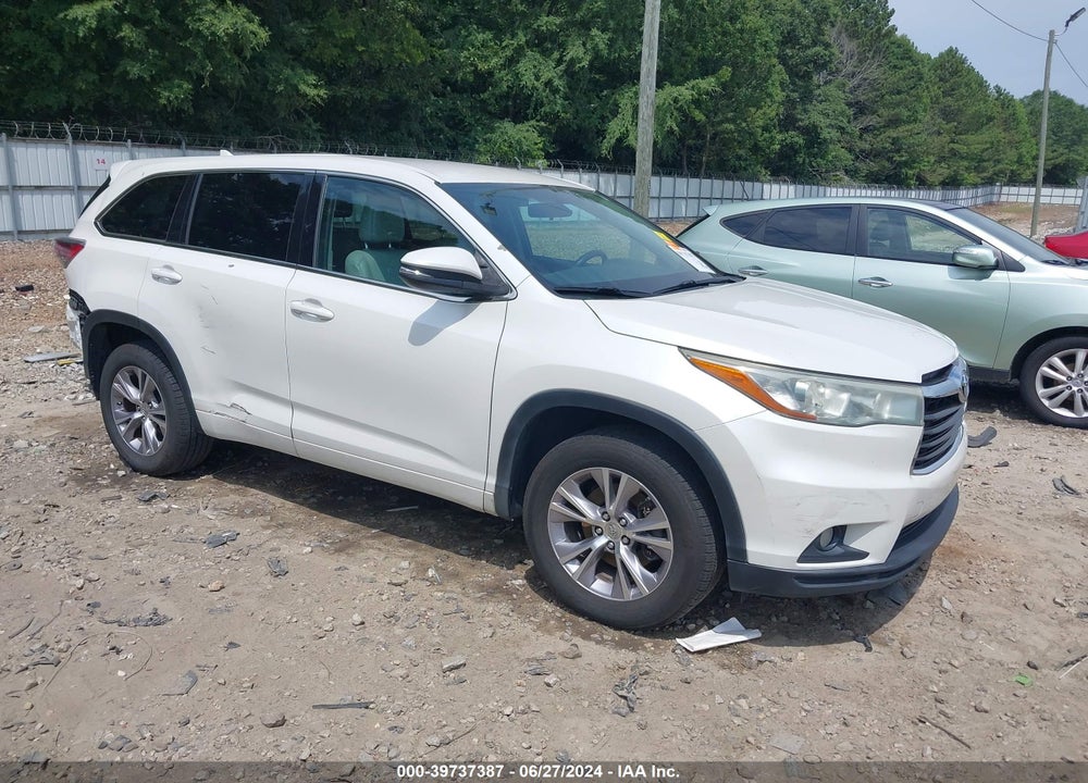 2015 TOYOTA HIGHLANDER LE PLUS V6 VIN: 5TDZKRFHXFS048601
