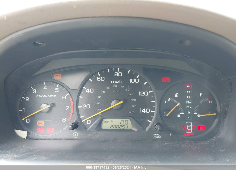 2002 HONDA ACCORD 3.0 EX VIN: 1HGCG16552A025900