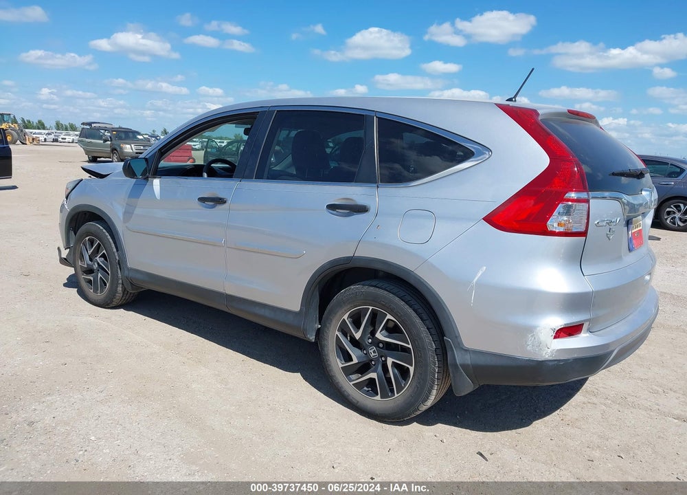 2016 HONDA CR-V SE VIN: 2HKRM3H4XGH533202